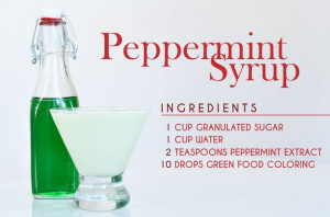How To Make The Ultimate Eggnog Bar: Peppermint Syrup