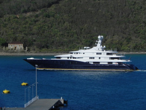 The 1998 built luxury yacht is often used by Ron for St. Barts trip ...