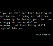... black and white, outsider, tim burton, depressed, quotes, text, quote