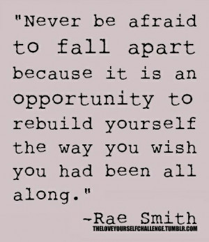 rebuild yourself