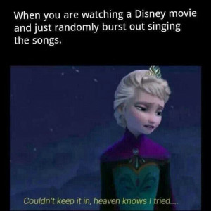 Frozen Disney Movie Let It Go Quotes