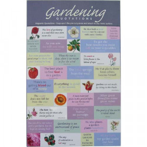 Magnets Set - Gardening Quotes