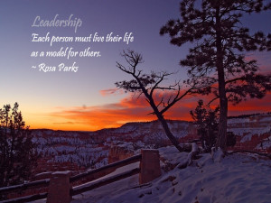 Life Wallpaper with Quote Rosa Parks: Each person must live their Life