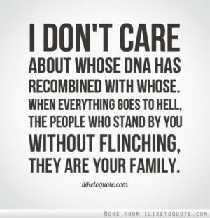 don't care about whose DNA has recombined with whose. When ...