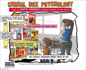 Cap'n Crunch is staring at YOUR children: Cereal box cartoons are ...