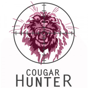 Cougar Hunter With Cougar In Scope -- Cougars and Cougar Hunting