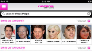 famous birthdays there are a number of famous famousbirthdays