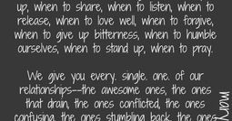 Prayer for your Relationships. Even the hard ones. I need one for ...
