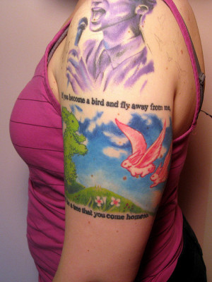 ... this image include: childhood, quotes, skin, tattoo and runaway bunny