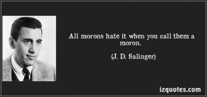 morons quote