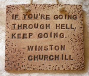 Winston Churchill Quote to not give up and KEEP GOING Motivational ...