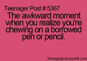 akward moment, funny, quote, so true - inspiring picture on Favim.com ...