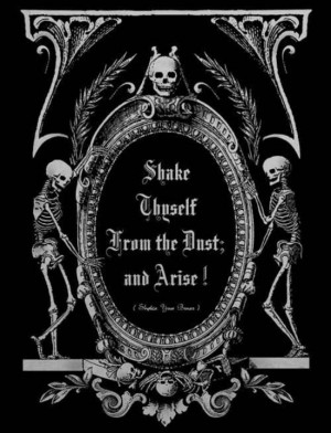 Vintage Halloween Sign: Shake yourself