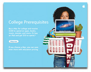 Apple Pushes New Back to School Deals
