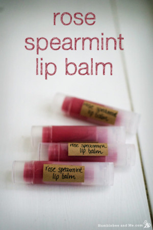 Rose Spearmint Lip Balm recipe