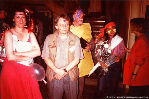 Lee Wood Norman Spinrad John Brunner Li Brunner at EuROcon 1994