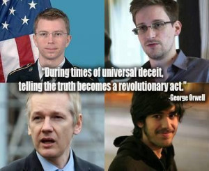 ... the truth will become a revolutionary act.