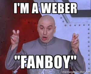 Dr. Evil Air Quotes - i'm a weber 