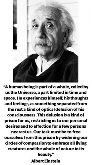Albert Einstein, on being human.. this would be easier if everyone was ...