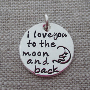 Love You to the Moon & Back Charm