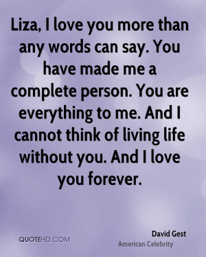 Love You More than Words Quotes