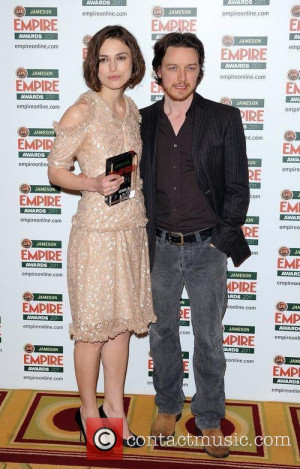 Keira Knightley and James McAvoy The Jameson Empire