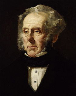Lord Palmerston por Francis Cruikshank, 1855.