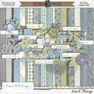 QUEEN WILD SCRAPS RELEASES NEW KIT HARD THINGS