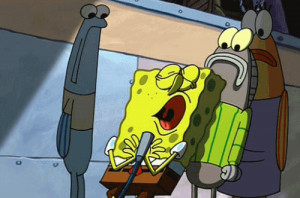 Striped Sweater Turtle Neck All The Time Spongebob