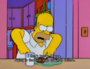 homer simpson, life, quote, reality, saying - inspiring picture on ...