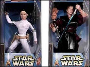 ... action figures from Star Wars Episode II: Attack of the Clones
