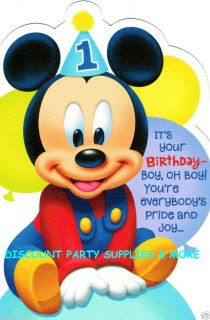 Happy 1st Birthday Mickey Mouse