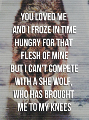 ... tagged she wolf sia tagged sia she wolf tagged she wolf tagged quote