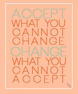 accept change.