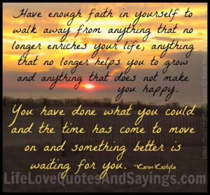Wonderful Love Quotes About Waiting: Have Enough Faith In Yourself ...