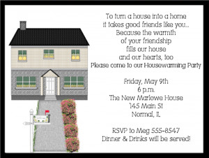 House Warming Party Invitation Wording