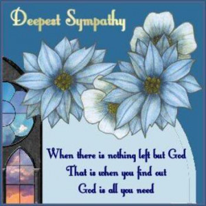 When There is Nothing Left But God – Sympathy Cards