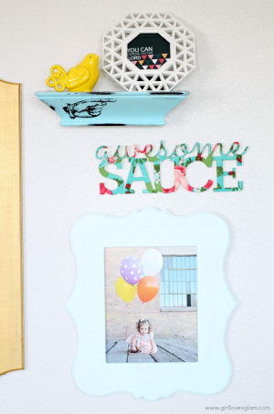Decorating with Pictures and Quotes