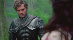 Jamie Dornan as the Huntsman on Once Upon A Time