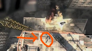 Yep, that's a scripted near-death set-piece. Looks like you're going ...