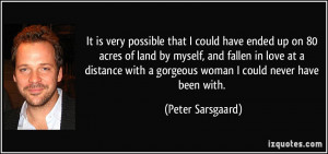 More Peter Sarsgaard Quotes