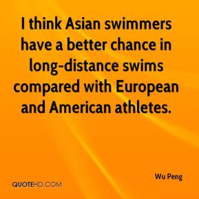 Wu Peng - I think Asian swimmers have a better chance in long-distance ...