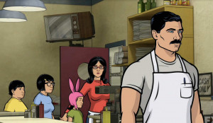 posted by archer bob s burgers crossover episode