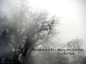 Misfortune quote