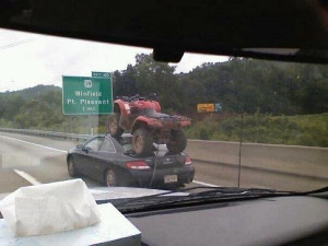 Funny Way to Transport an ATV - Image