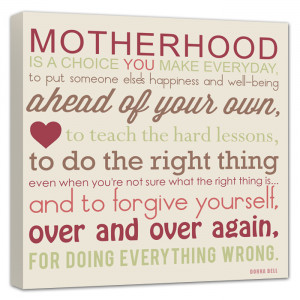 motherhood is quote