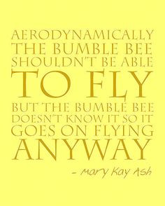 bee quotes mary kay ash classroom themes kick start bumblebee quotes ...