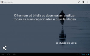 Book Quotes in Portuguese - screenshot