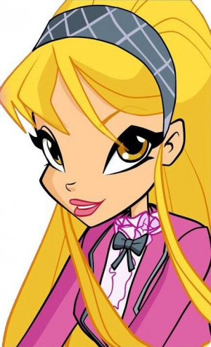 Stella's face on season 6 with the outfits of School: Winx Stella ...
