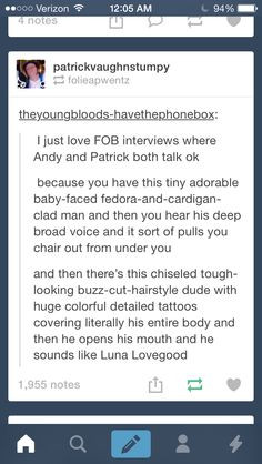 Andy Hurley and Patrick Stump More